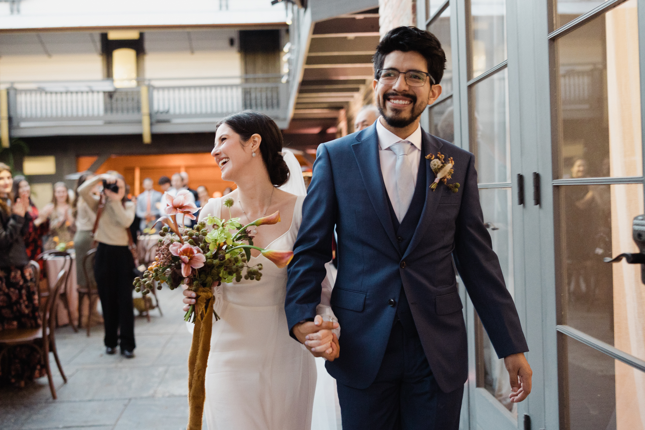 couple gets married at margaret place hotel